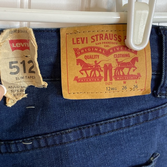 Levi’s Size 12 regular 512 slim taper NW Partial tag - Picture 7 of 8